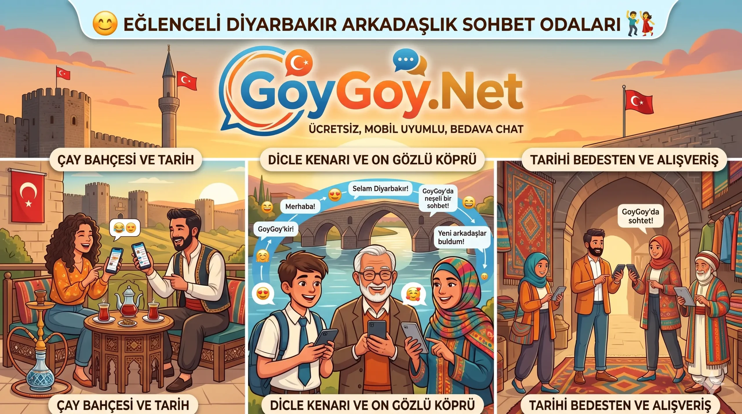 Diyarbakır Sohbet Odaları