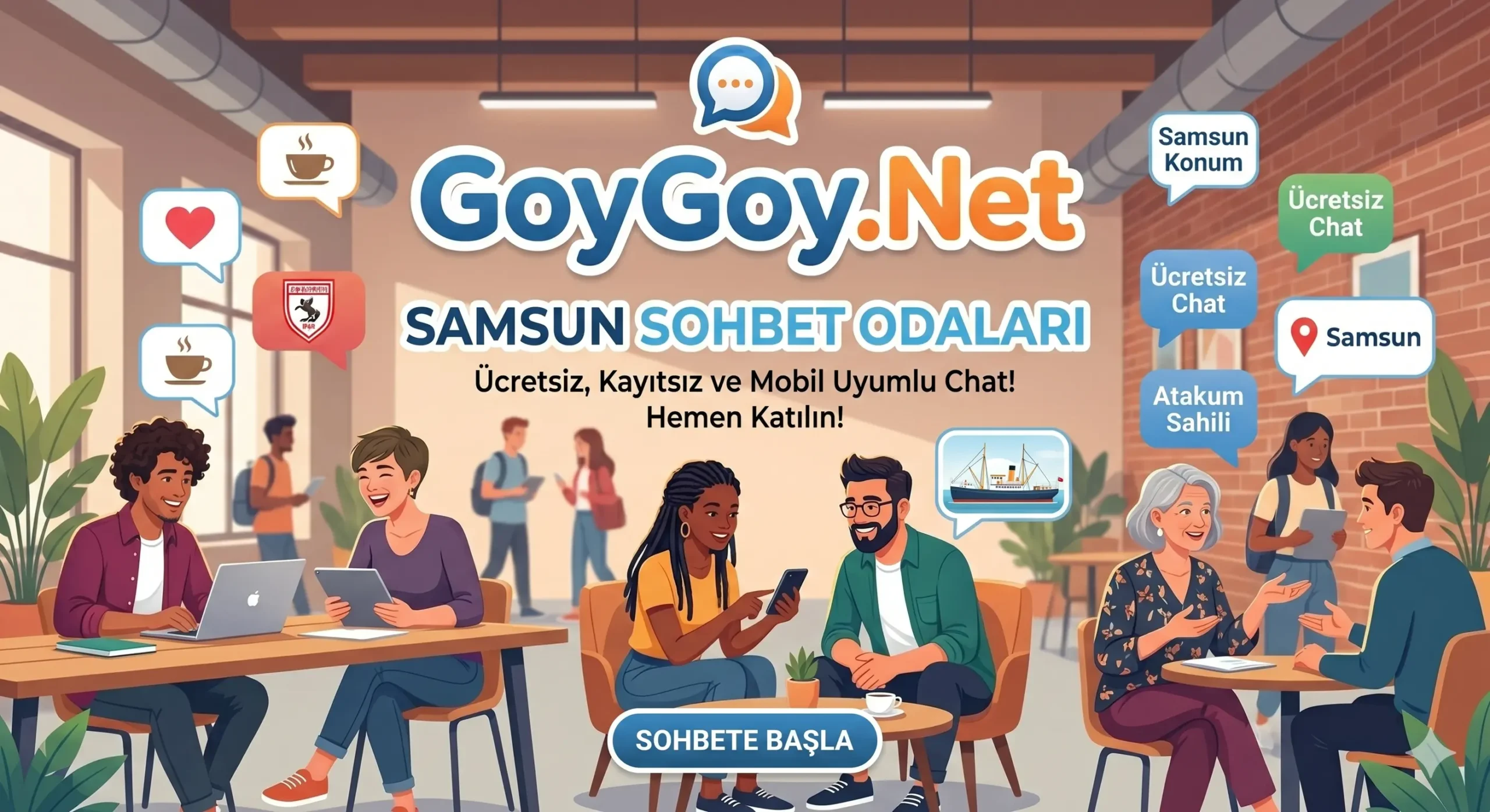 Samsun Sohbet Odaları