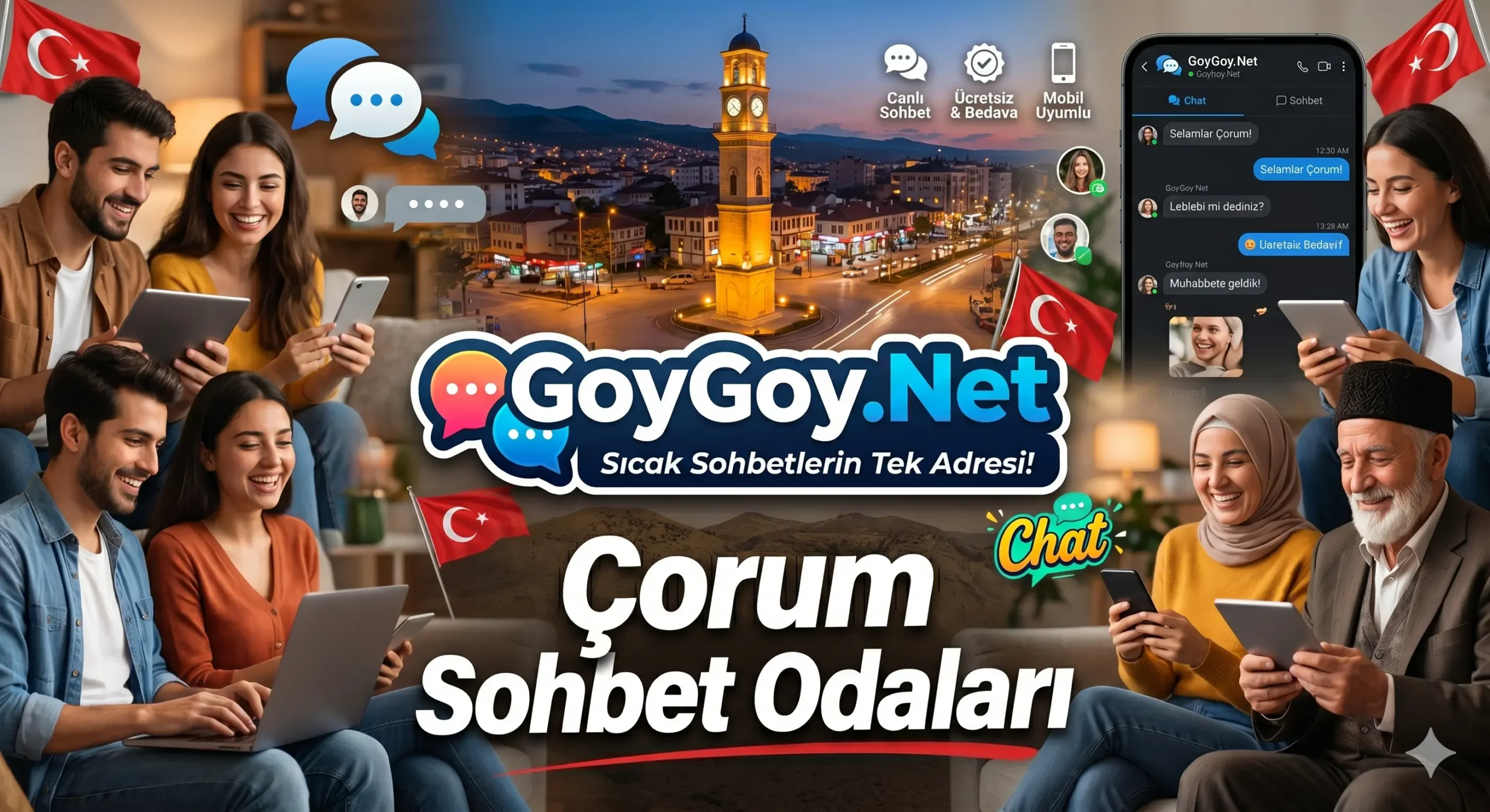 Çorum Sohbet Odaları